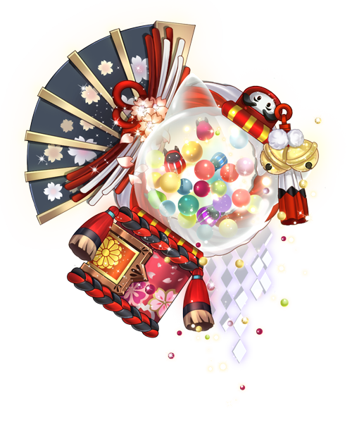 人物背飾:九十九神