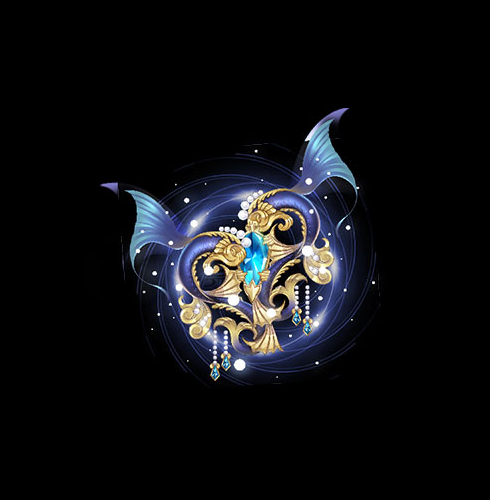 人物背飾:魅.雙魚