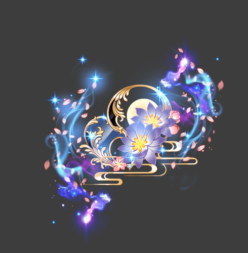 人物頭頂:紫戀七夕