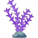 魚缸裝飾:紫色海草